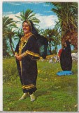 Bnk cp Siria - Femei in rochii traditionale - uzata, Necirculata, Printata