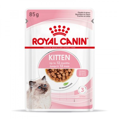 Royal Canin Kitten hrana umeda pisica junior (in sos), 85 g foto