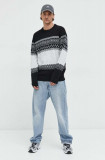 Cumpara ieftin Hollister Co. pulover barbati, culoarea negru, light