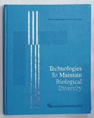 TECHNOLOGIES TO MAINTAIN BIOLOGICAL DIVERSITY , ANII &amp;#039;80 foto