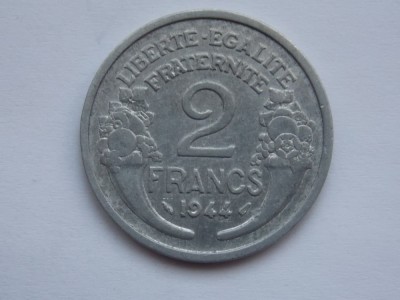2 FRANCS 1944 FRANTA foto