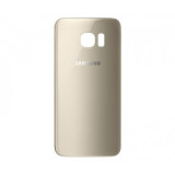 Capac Baterie cu geam camera / blitz , Samsung Galaxy S7 Edge G935 Gold Orig Swap.B
