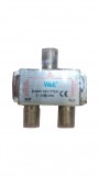 Splitter CATV coaxial (antena tv) 2 porturi 2500 MHz, SPLT-FC/2-ST-WL, Oem