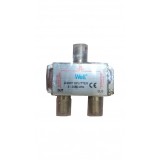 Splitter CATV coaxial (antena tv) 2 porturi 2500 MHz, SPLT-FC/2-ST-WL