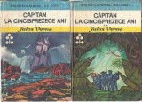 Capitan la cincisprezece ani 2 volume Jules Verne editura Ion Creanga colectie BPT editie veche literatura clasica romane celebre