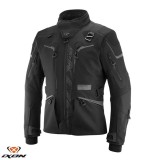 Geaca (jacheta) barbati pentru scuter - motocicleta Touring/Adventure Ixon All season/vara model Odin MS culoare: negru Negru 3XL