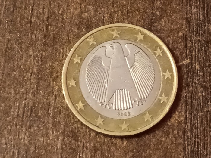 C50 - Moneda foarte veche - 1 euro - Germania - 2002J