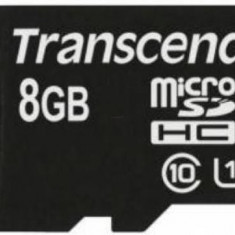 Card de memorie Transcend microSDHC, 8GB, UHS-I, 400x