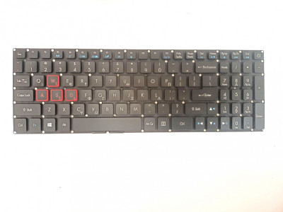 Tastatura Laptop, Acer, Aspire Nitro V15 VN7-593G, cu iluminare, layout GR (greaca) foto