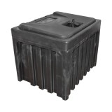 Lada pentru scule din plastic negru 380x400x500 mm, Breckner