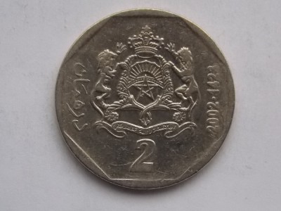 2 DIRHAMS 2002 MAROC foto