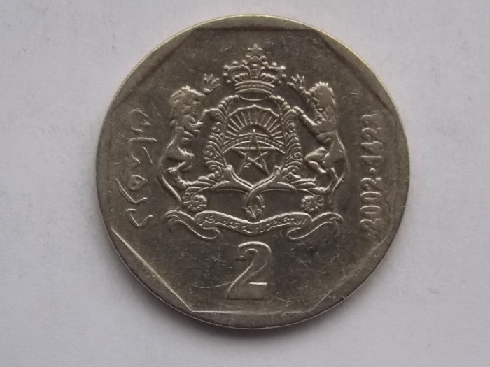 2 DIRHAMS 2002 MAROC