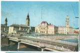 CPI B 11674 CARTE POSTALA - ORADEA. POD PESTE CRISUL REPEDE, Circulata, Fotografie