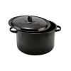 Semioala emailata cu capac, 30 cm, 10.5 litri Handy KitchenServ, Perfect Home