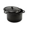 Semioala emailata cu capac, 30 cm, 10.5 litri Handy KitchenServ