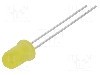 Dioda LED 5mm, galbena, convex, 1.6...2.5V, LUCKYLIGHT - LL-503YD2E-2Y