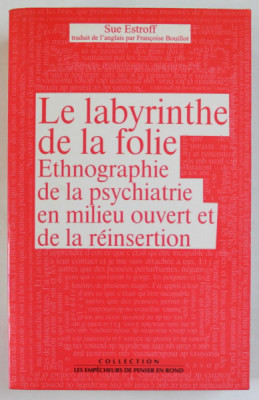 LE LABYRINTHE DE LA FOLIE , ETHNOGREAPHIE DE LA PSYCHIATRIE EN MILIEU OUVERT ET LA REINSERTION par SUE ESTROFF , 1998 foto