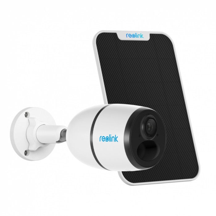 Camera de supraveghere cu 4G, baterie si panou solar, Reolink Go Plus, 4 MP, detectare persoana/vehicul, notificari pe telefon