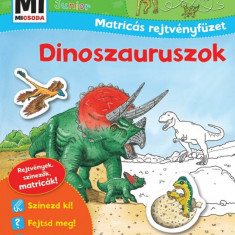 Dinoszauruszok - Mi micsoda Junior Matricás rejtvényfüzet - Monika Ehrenreich