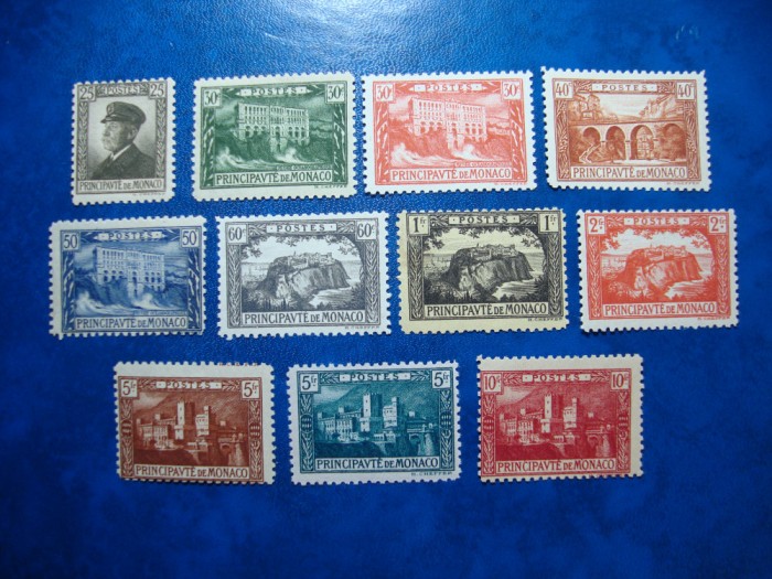 MONACO 1922 SERIE MH/MNH
