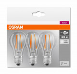 Cumpara ieftin 3 Becuri LED Osram Base Classic A, E27, 7W (60W), 806 lm, lumina neutra