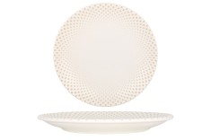 Rinart Farfurie pentru cină - Punto - Porţelan - 30 cm - set de 6