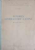 ISTORIA LITERATURII LATINE DE LA 69 - 476 E.N.-N.I. BARBU