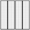 vidaXL Perdea Ușă Anti-Insecte cu Magnet, 2 buc, 220x100cm, Negru - Protecție Eficientă și Montare Ușoară