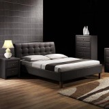 Scaun directorial HM Foster, Piele naturala (fata) &amp; Ecologica (spate), Mecanism Multiblock, Inaltime ajustabila, Suport lombar, 120kg, Negru