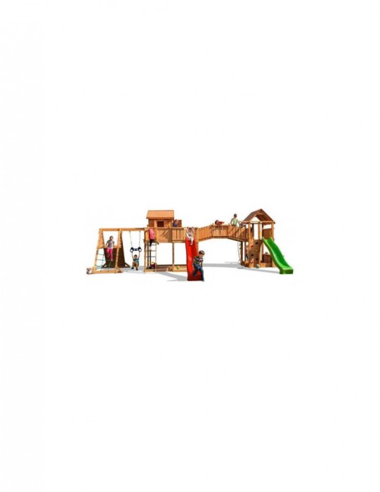 Complex de joaca din lemn Fungoo Maxi set SPIDER LAND