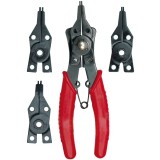 Vorel 43510 - Cleste pentru inele de siguranta cu 4 capete 150 mm