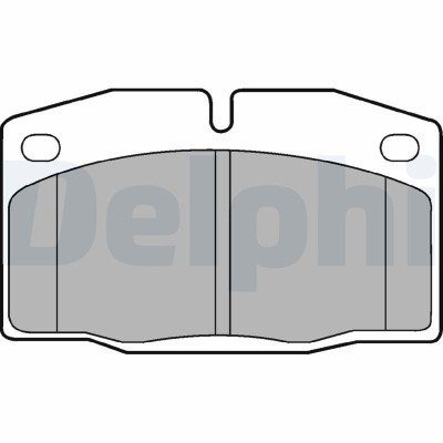 DELPHI LP415 set placute frana,frana disc foto