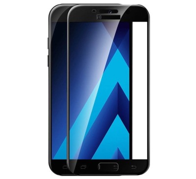 Folie Sticla Tempered Glass Samsung Galaxy A3 2017 a320 Black 3D Fullcover foto