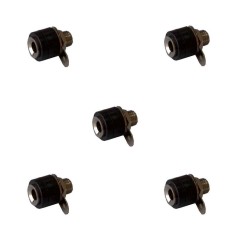 Set 5 Mufe banana mama 4mm panou plastic negru