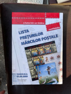 Lista preturilor marcilor postale valabila de la 1.04.2009 foto