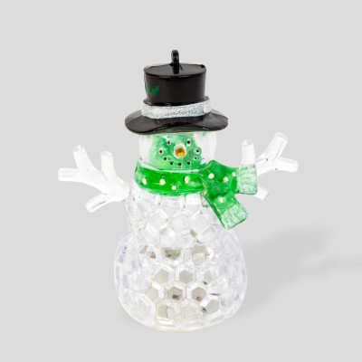 Om de zapada de Craciun cu LED - verde - LED RGB - 9 x 8 x 5 cm Best CarHome foto