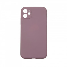 Husa protectie Flippy compatibila cu Apple iPhone 12 Mini Liquid Silicone Case Mov foto