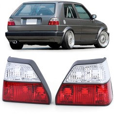 Stop stopuri triple VW Golf 2 MK2 rosu clar NOU foto