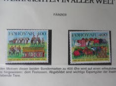 Feroe-Craciun-serie completa,nestampilate MNH foto