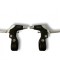 Maneta frana stanga/dreapta Alhonga HJ-340PDV, 3 degete, aluminiu, negru-argintiu Ultimate FactoryBikes