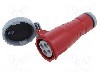 Conector alimentare AC, IEC 60309, IP69K, 16A, 415V, 415V AC, 4 pini, AMPHENOL - 2CMA166554R1000