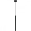 Lampă Suspendată PASTELO 1 Negru Sollux Lighting, Metal, Cilindru, Design Modern, Scandinav, G9, Ajustabilă