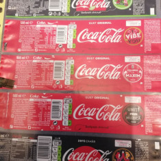 N10 Lot 10 etichete diferite COCA COLA