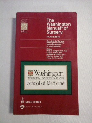 The Washington Manual of Surgery foto