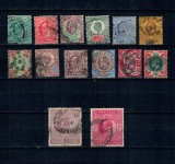 Marea Britanie 1924 - Uzuale George V, serie incompleta, stampilata