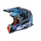 Casca enduro SMK ALLTERRA FULMINE, albastru-gri, marimea L,
