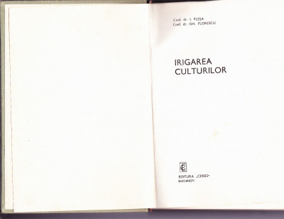 IRIGAREA CULTURILOR foto