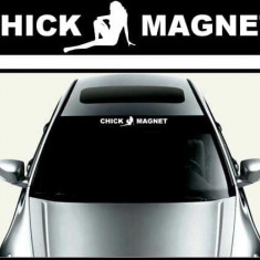 Sticker parasolar auto CHICK MAGNET (126 x 16cm)