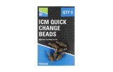 Conector Momitor Preston Quick Change Beads - Schimbare Rapida Struna, Method Feeder, 6 Bucati