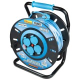 Prelungitor electric industrial, pe tambur, 13 A, 3x1.5 mm&sup2;, IP44, 50 m, Richmann